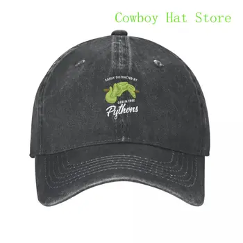 En iyi Yılan Sevgilisi Kolayca Dalıp Yeşil Ağaç Pitonlar ürün beyzbol şapkası Beyefendi Şapka Erkek Şapka kadın