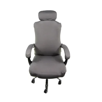 5 adet / takım Bölünmüş oyun sandalyesi Kapakları Kafalık ofis koltuğu Kapak Streç Kumaş Koltuk Kapakları Patron bilgisayar sandalyeleri Koruyucu